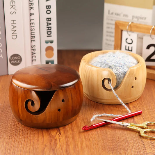 Wooden Yarn Bowl