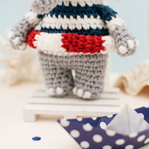 Balthazar the Sailor Elephant Crochet Pattern