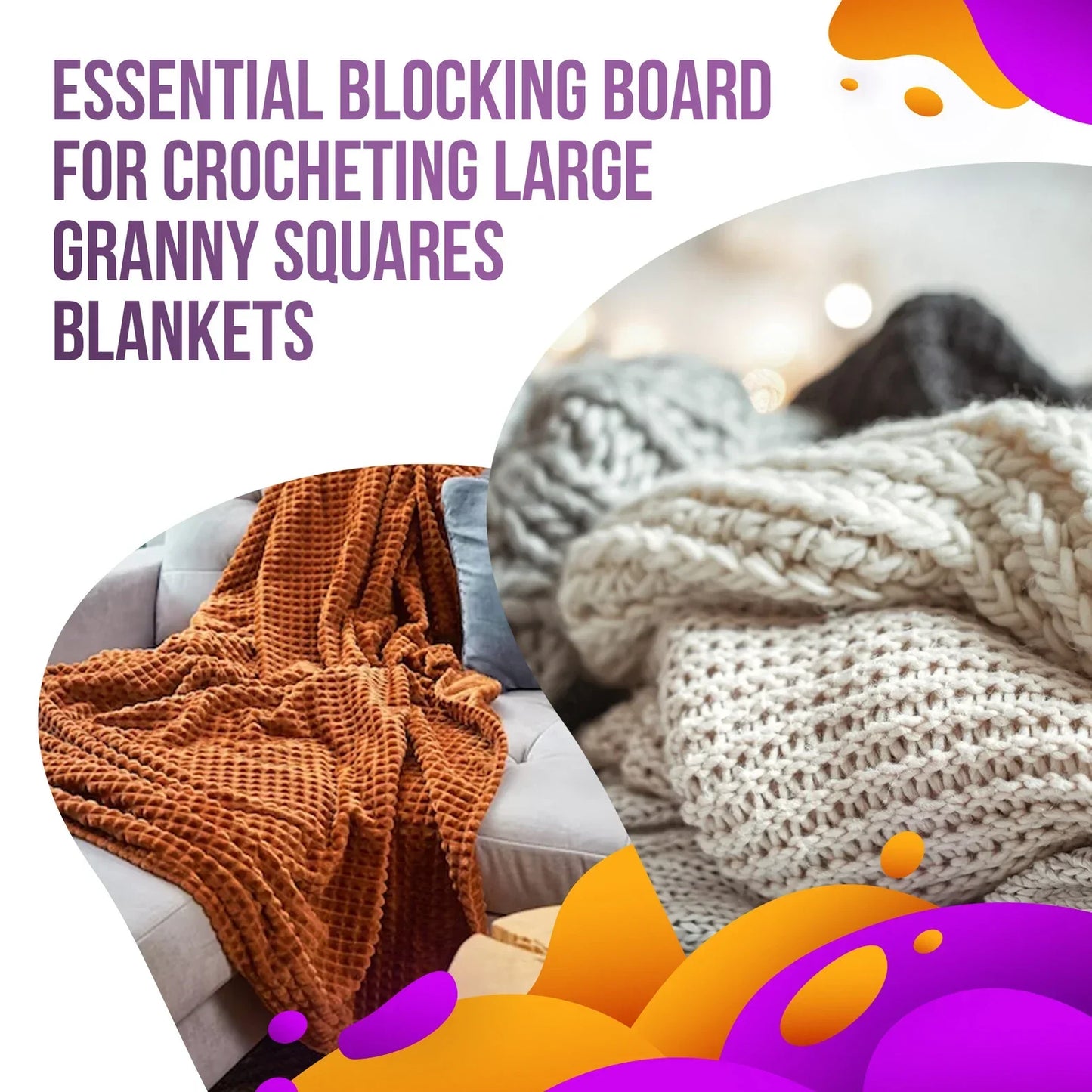 Blocking Boards for Knitting and Crochet